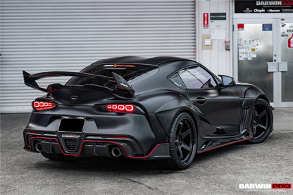2019-UP Toyota GR Supra (J29 DB) A90 A91 BKSSII Style Carbon Fiber Wing - DarwinPRO Aerodynamics