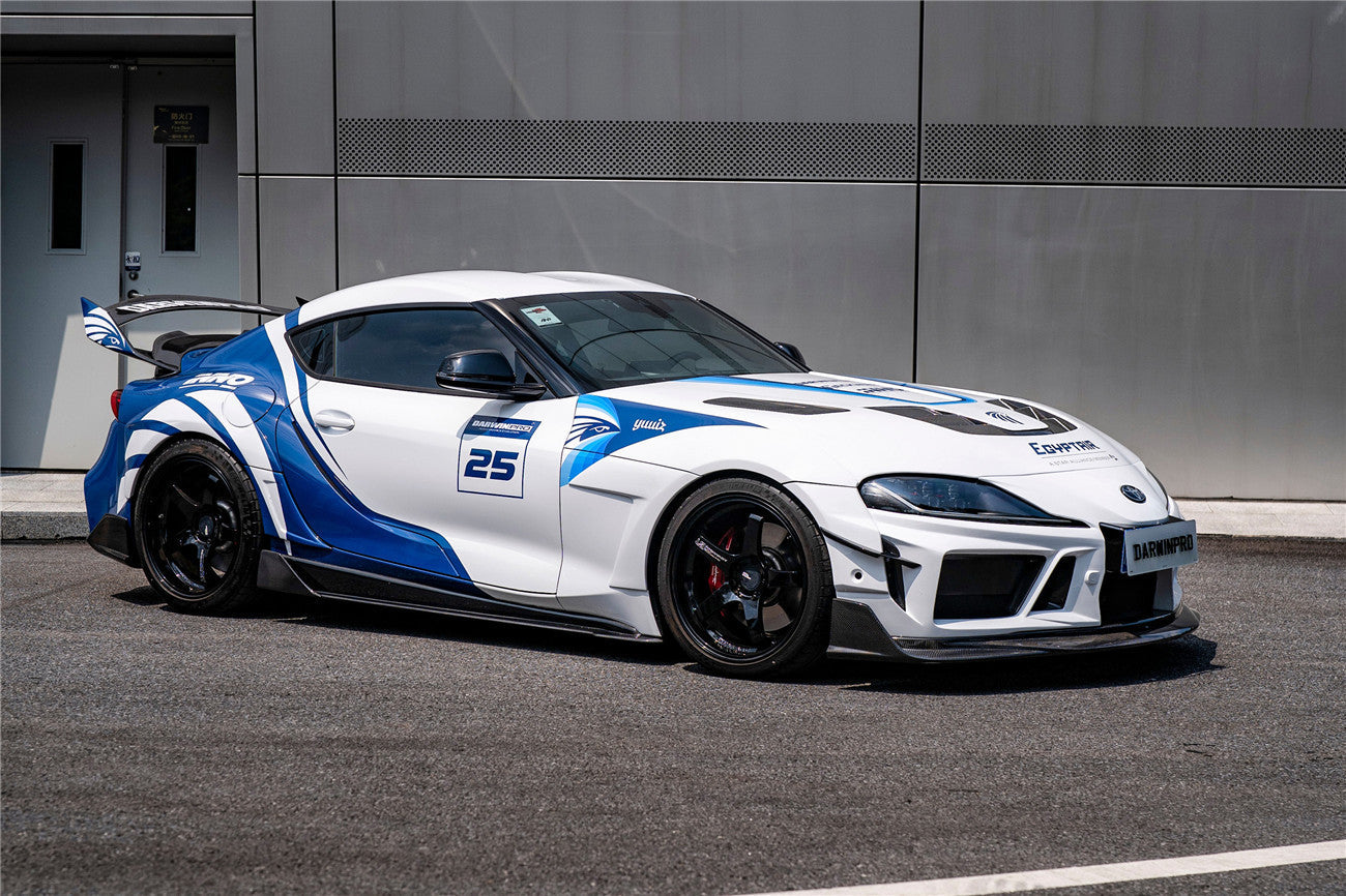 2019-UP Toyota GR Supra (J29 & DB) A90 A91 BKSSII Style Part Carbon Fiber Full Wide Body Kit - DarwinPRO Aerodynamics