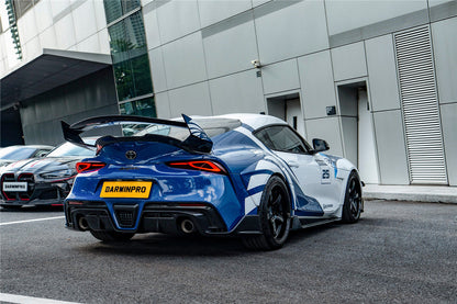 2019-UP Toyota GR Supra (J29 DB) A90 A91 BKSSII Style Carbon Fiber Wing - DarwinPRO Aerodynamics