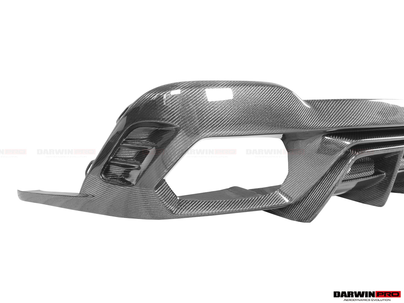 DarwinPRO 2019-UP Audi RS6 Avant C8 & RS7 Quattro BKSS Style Rear Diffuser - DarwinPRO Aerodynamics