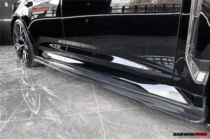 DarwinPRO 2019-UP Audi RS6 Avant C8 & RS7 Quattro BKSS Style Side Skirts - DarwinPRO Aerodynamics