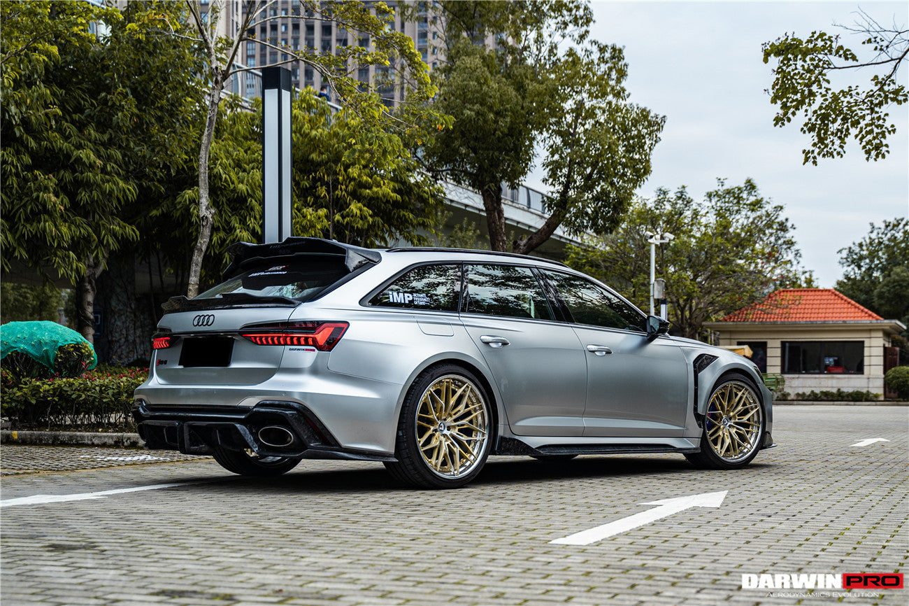 DarwinPRO 2019-UP Audi RS6 Avant C8 & RS7 Quattro IMP Performance Side Skirts Under Board - DarwinPRO Aerodynamics