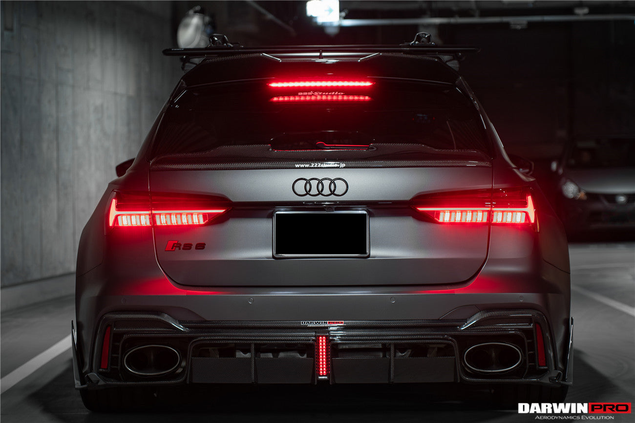 DarwinPRO 2019-UP Audi RS6 Avant C8 IMP Performance Roof Spoiler - DarwinPRO Aerodynamics