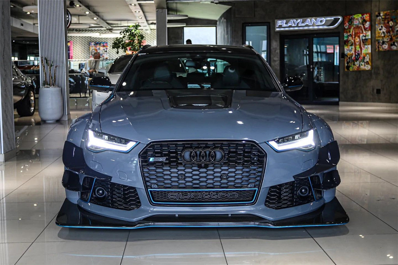 2013-2018 Audi RS6 Avant Bkss Style Wide Body Full Body Kit - DarwinPRO Aerodynamics