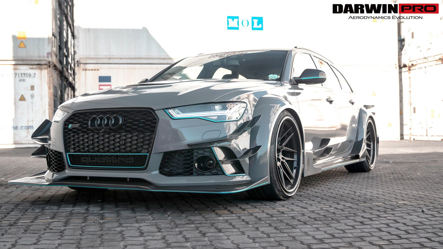 2013-2018 Audi RS6 Avant Bkss Style Wide Body Full Body Kit - DarwinPRO Aerodynamics