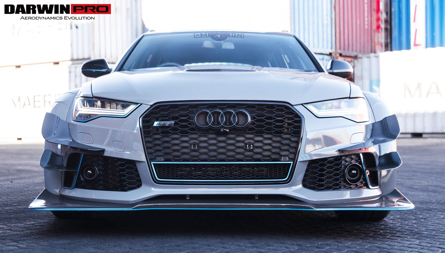 2013-2018 Audi RS6 Avant Bkss Style Wide Body Full Body Kit - DarwinPRO Aerodynamics