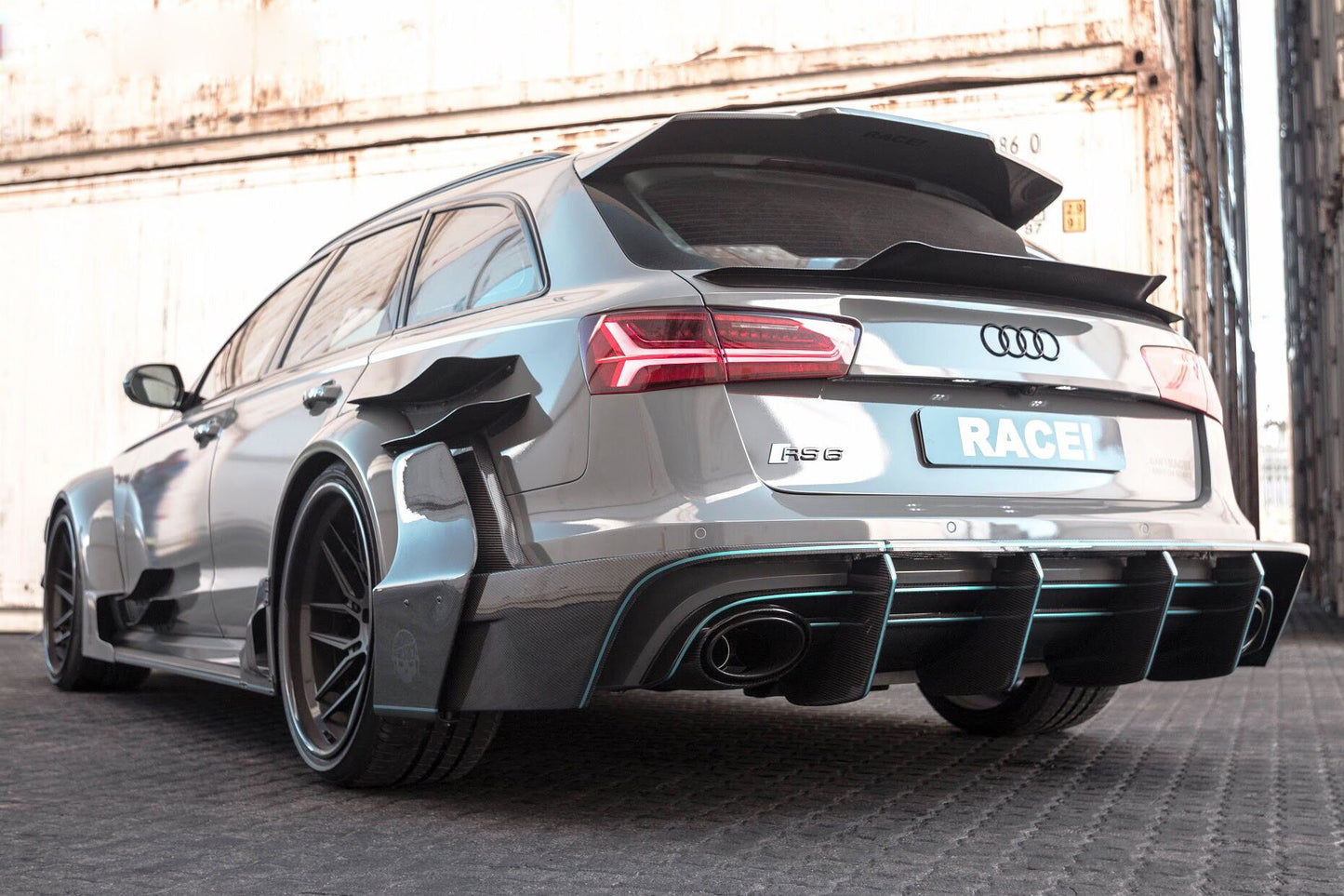 2013-2018 Audi RS6 Avant BKSS Style Roof Spoiler - DarwinPRO Aerodynamics