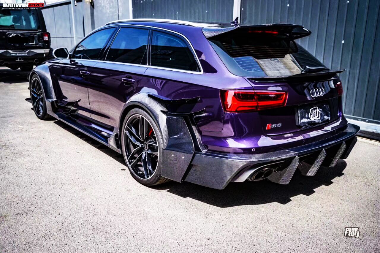 2013-2018 Audi RS6 Avant BKSS Style Trunk Spoiler - DarwinPRO Aerodynamics