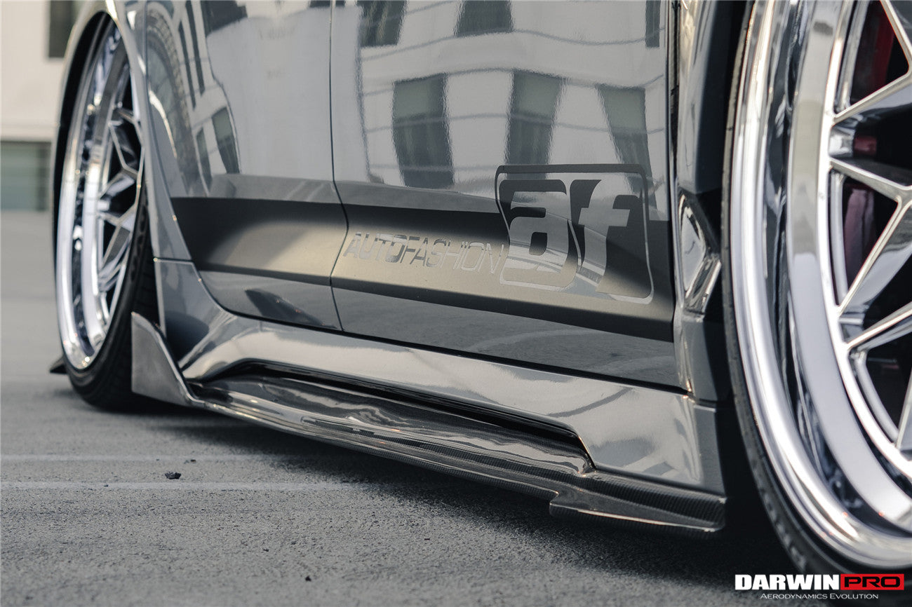 DarwinPRO 2019-UP Audi RS6 Avant C8 & RS7 Quattro IMP Performance Side Skirts Under Board - DarwinPRO Aerodynamics