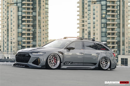 DarwinPRO 2019-UP Audi RS6 Avant C8 IMP Performance Front Fender - DarwinPRO Aerodynamics