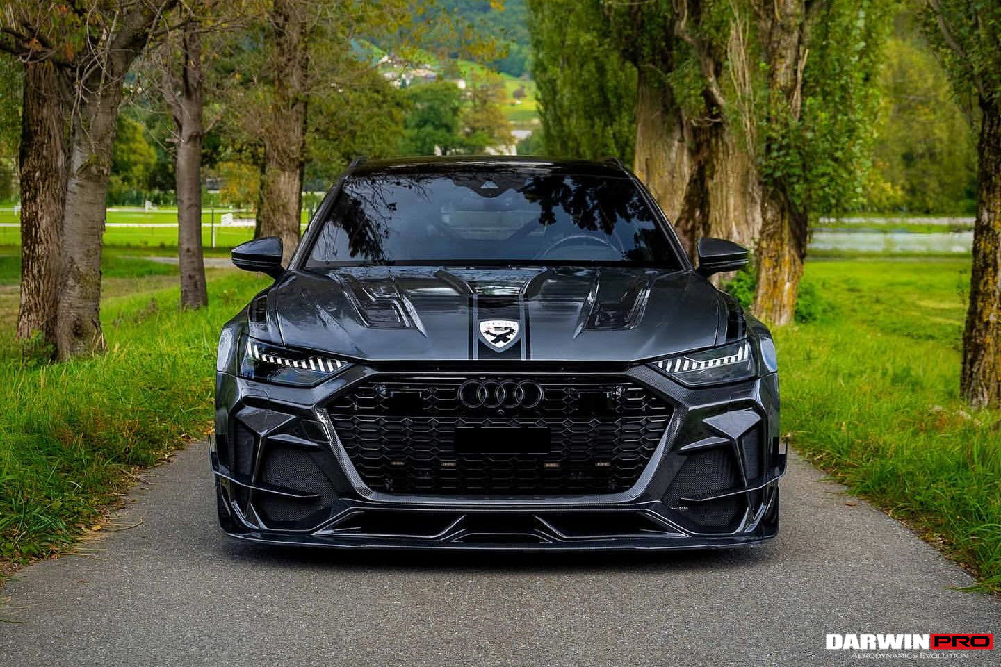 DarwinPRO 2019-UP Audi RS6 Avant C8 & RS7 Quattro IMP Performance Front Bumper - DarwinPRO Aerodynamics