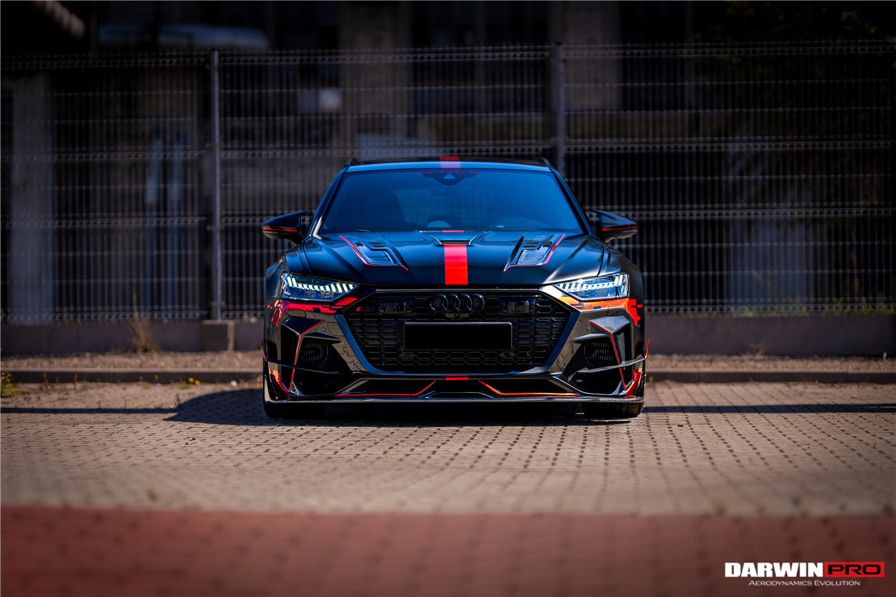 DarwinPRO 2019-UP Audi RS6 Avant C8 & RS7 Quattro IMP Performance Front Bumper - DarwinPRO Aerodynamics