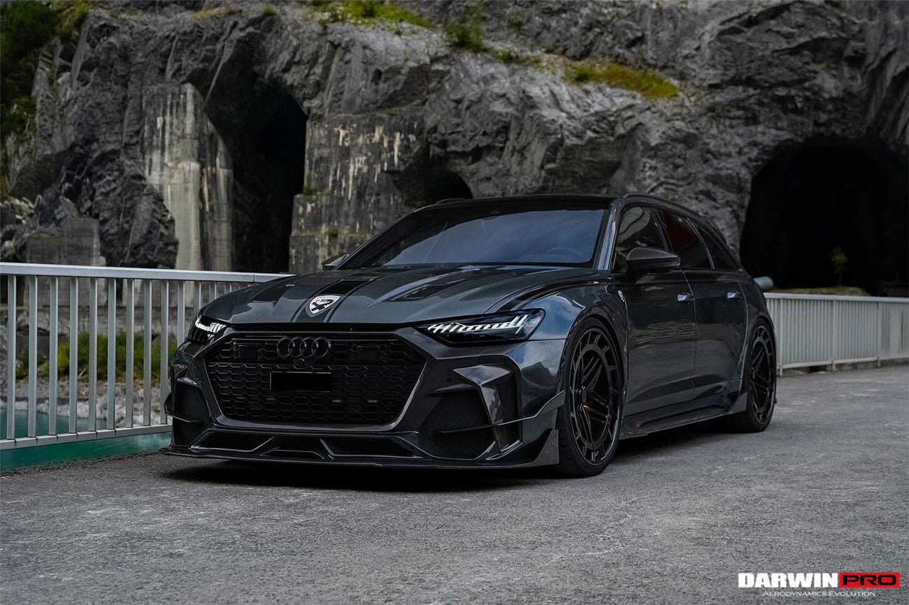 DarwinPRO 2019-UP Audi RS6 Avant C8 & RS7 Quattro IMP Performance Front Bumper - DarwinPRO Aerodynamics