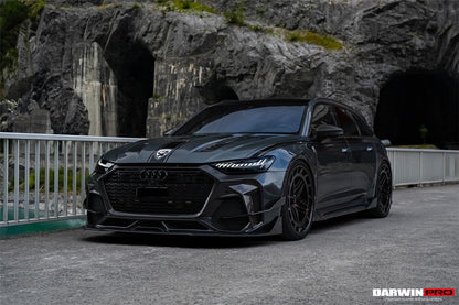 DarwinPRO 2019-UP Audi RS6 Avant C8 & RS7 Quattro IMP Performance Front Bumper - DarwinPRO Aerodynamics