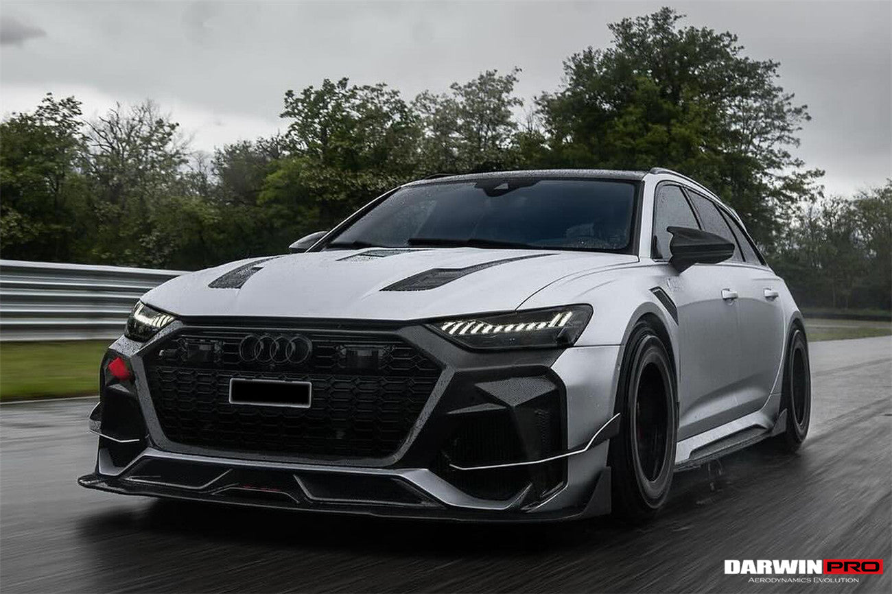 DarwinPRO 2019-UP Audi RS6 Avant C8 & RS7 Quattro IMP Performance Front Bumper - DarwinPRO Aerodynamics
