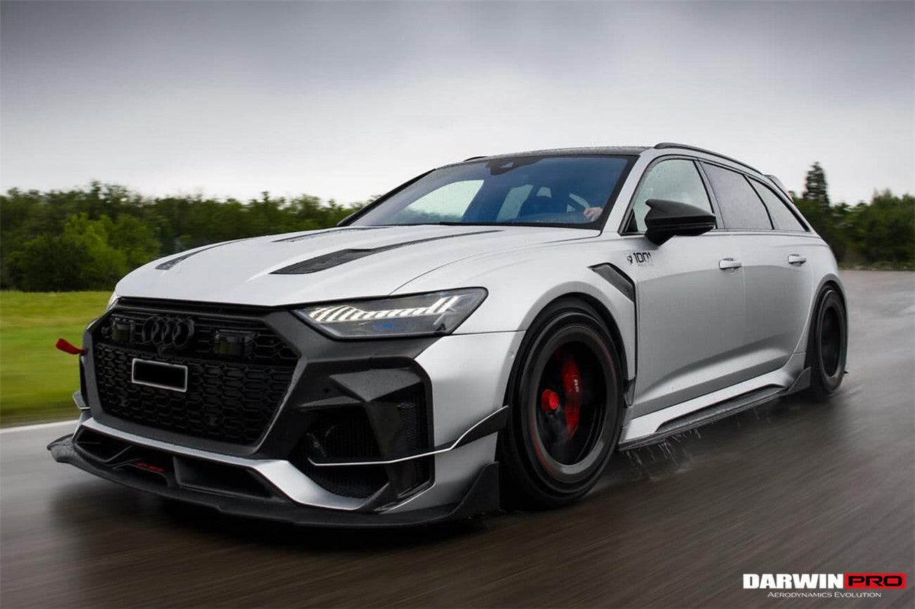 DarwinPRO 2019-UP Audi RS6 Avant C8 & RS7 Quattro IMP Performance Front Bumper - DarwinPRO Aerodynamics