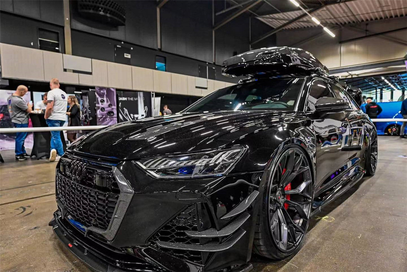 DarwinPRO 2019-UP Audi RS6 Avant C8 & RS7 Quattro IMP Performance Front Canards - DarwinPRO Aerodynamics