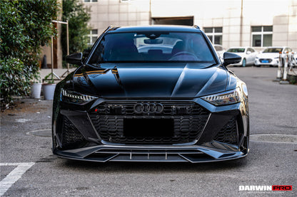 DarwinPRO 2019-2025 Audi RS6 Avant C8 & RS7 Quattro IMP Performance Front Lip - DarwinPRO Aerodynamics