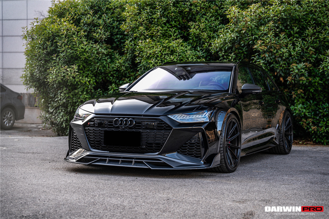 DarwinPRO 2019-2025 Audi RS6 Avant C8 & RS7 Quattro IMP Performance Front Lip - DarwinPRO Aerodynamics