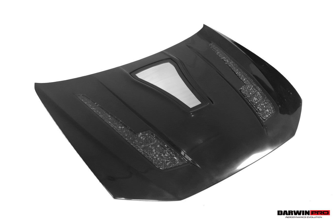 DarwinPRO 2019-2023 Audi RS6 Avant C8 IMP Performance Partial Carbon Fiber Hood - DarwinPRO Aerodynamics