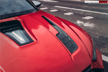 DarwinPRO 2019-2023 Audi RS6 Avant C8 IMP Performance Partial Carbon Fiber Hood - DarwinPRO Aerodynamics