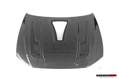 DarwinPRO 2019-2023 Audi RS6 Avant C8 IMP Performance Partial Carbon Fiber Hood - DarwinPRO Aerodynamics