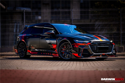 DarwinPRO 2019-UP Audi RS6 Avant C8 & RS7 Quattro IMP Performance Front Bumper - DarwinPRO Aerodynamics