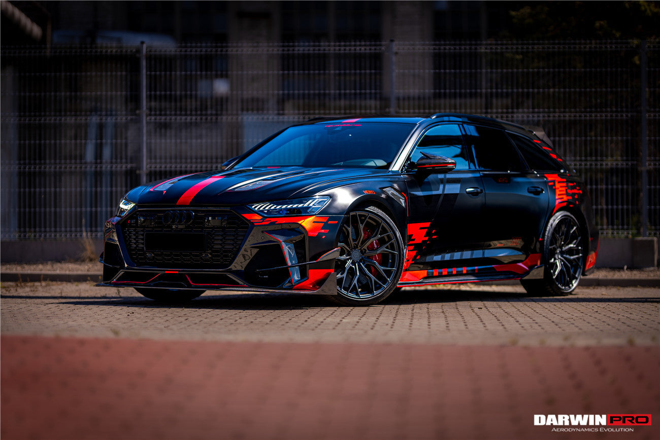 DarwinPRO 2019-UP Audi RS6 Avant C8 & RS7 Quattro IMP Performance Front Bumper - DarwinPRO Aerodynamics