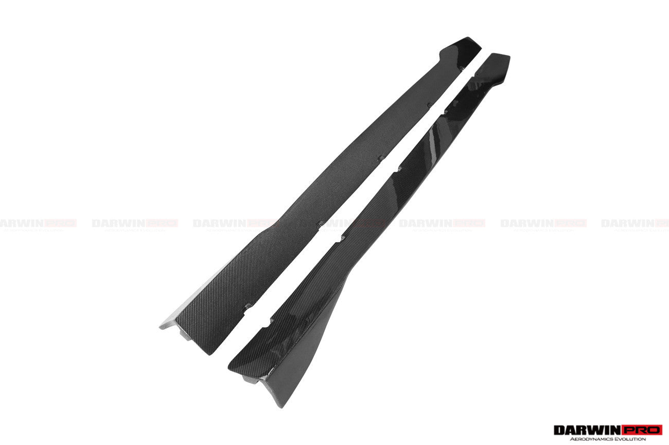 DarwinPRO 2019-UP Audi RS6 Avant C8 & RS7 Quattro IMP Performance Side Skirts Under Board - DarwinPRO Aerodynamics