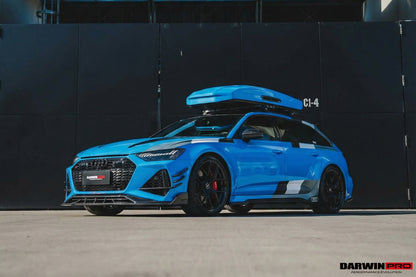 DarwinPRO 2019-UP Audi RS6 Avant C8 & RS7 Quattro IMP Performance Front Lip - DarwinPRO Aerodynamics