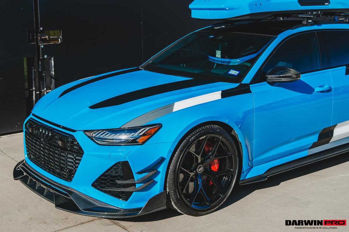 DarwinPRO 2019-UP Audi RS6 Avant C8 & RS7 Quattro IMP Performance Front Lip - DarwinPRO Aerodynamics