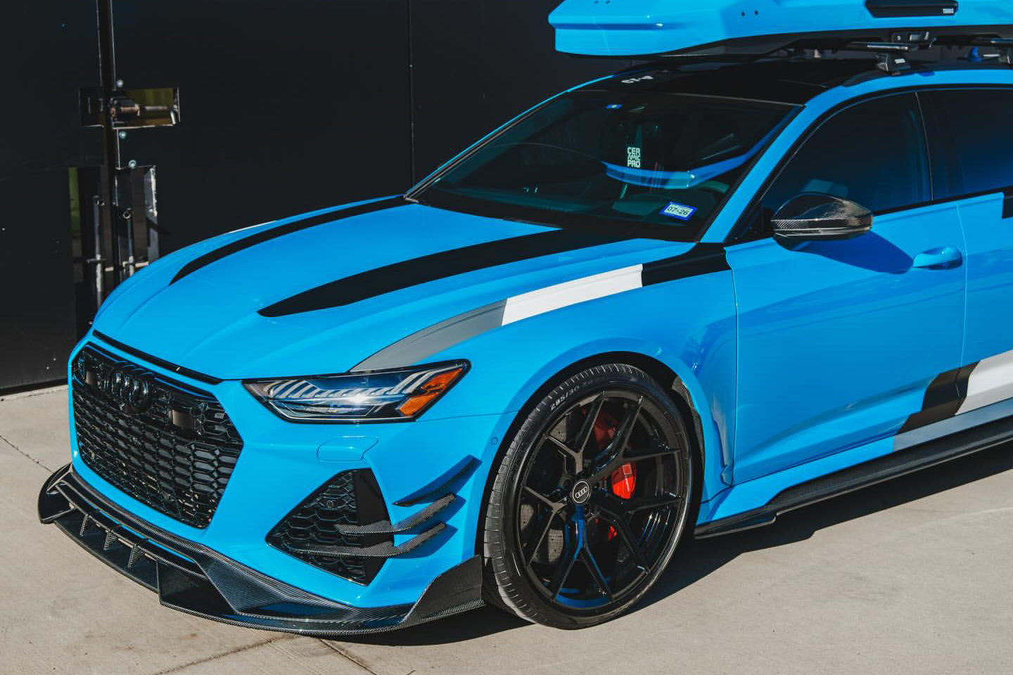 DarwinPRO 2019-UP Audi RS6 Avant C8 & RS7 Quattro IMP Performance Front Canards - DarwinPRO Aerodynamics
