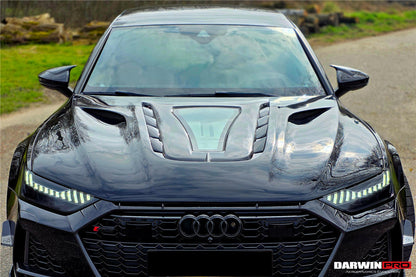 DarwinPRO 2019-2025 Audi RS7 A7 S7 C8 Quattro IMP Performance Hood - DarwinPRO Aerodynamics