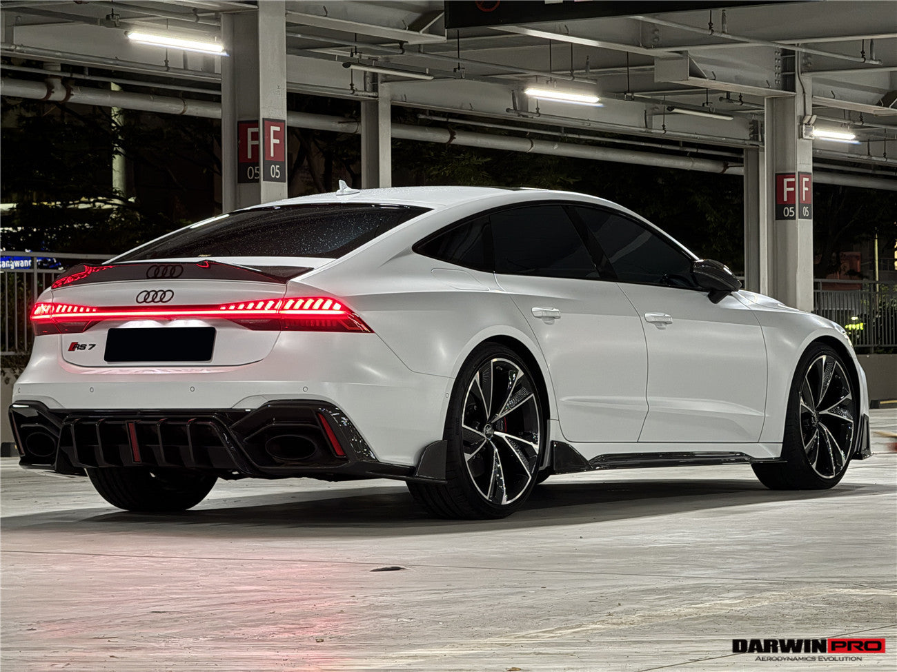 DarwinPRO 2019-2025 Audi RS6 Avant C8 & RS7 C8 Quattro IMP Design Side Skirts Under Board