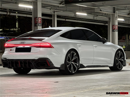 DarwinPRO 2019-UP Audi RS6 Avant C8 RS7 C8 Quattro IMP Design Rear Diffuser