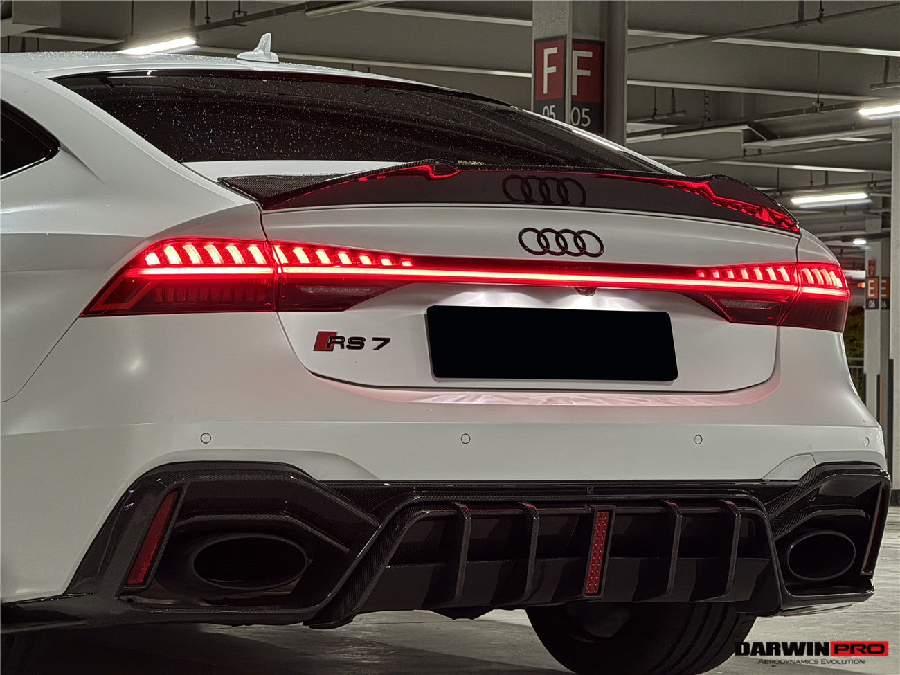 DarwinPRO 2019-2025 Audi RS6 Avant C8 & RS7 C8 Quattro IMP Design Rear Diffuser
