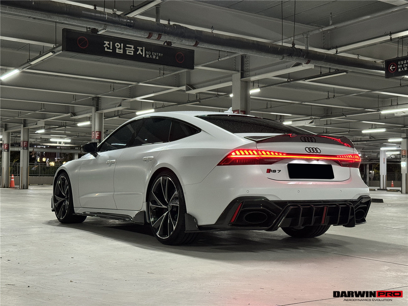 DarwinPRO 2019-2025 Audi RS6 Avant C8 & RS7 C8 Quattro IMP Design Side Skirts Under Board