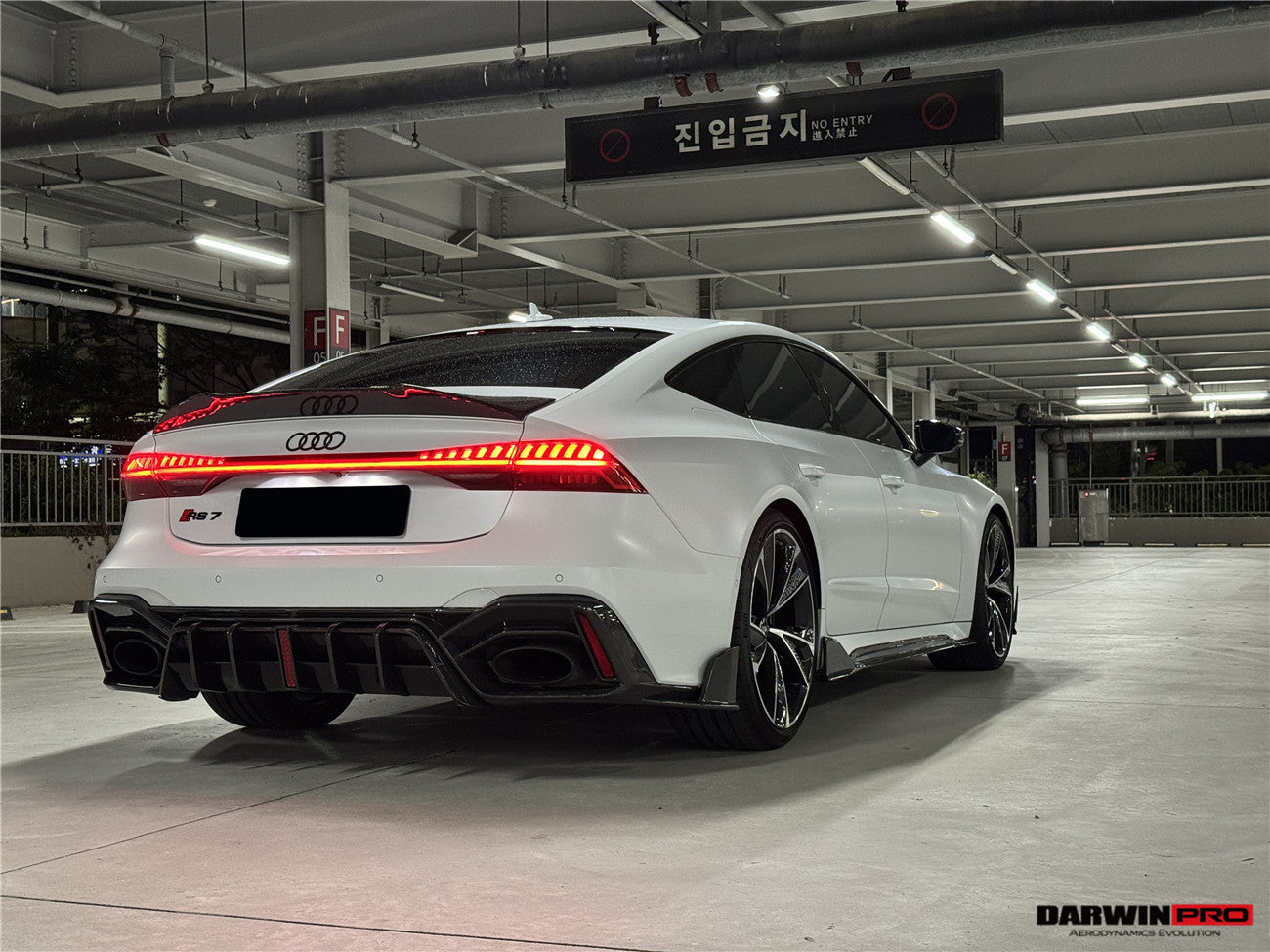 DarwinPRO 2019-2025 Audi RS6 Avant C8 & RS7 C8 Quattro IMP Design Rear Diffuser