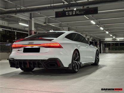 DarwinPRO 2019-2025 Audi RS6 Avant C8 & RS7 C8 Quattro IMP Design Rear Diffuser
