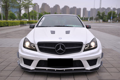 DarwinPRO 2012-2014 Mercedes Benz W204 C Class Sedan BKSS Style Wide Full Body Kit - DarwinPRO Aerodynamics