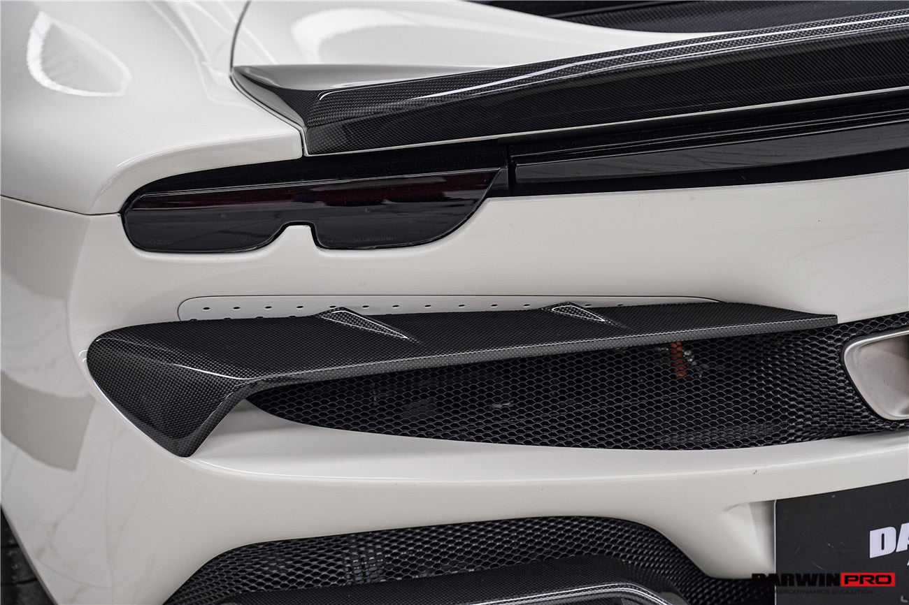 DarwinPRO 2022-2026 Ferrari 296 GTB & GTS Type F171 iMP Style Carbon Fiber Rear Bumper Trim - DarwinPRO Aerodynamics