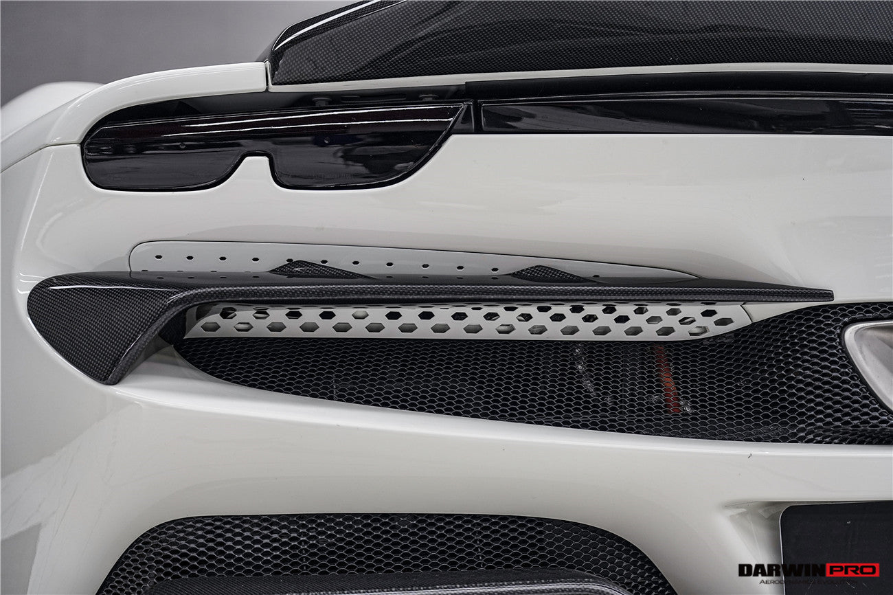 DarwinPRO 2022-2026 Ferrari 296 GTB & GTS Type F171 iMP Style Carbon Fiber Rear Bumper Trim - DarwinPRO Aerodynamics