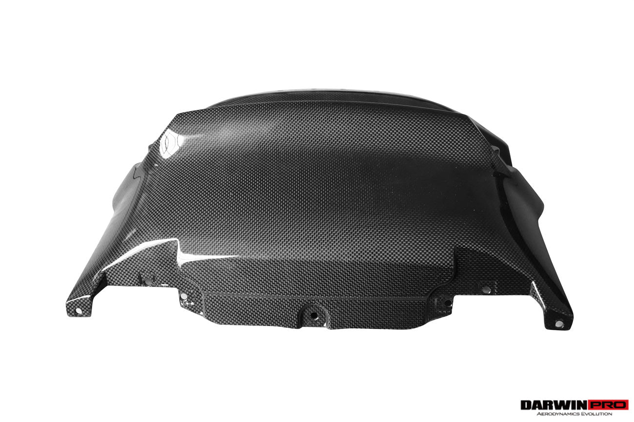 DarwinPRO 2015-2020 Ferrari 488 GTB & Spider Dry Carbon Fiber Front Air Splitter - DarwinPRO Aerodynamics