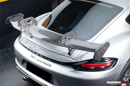 2012-2025 Porsche 718 981 Cayman Boxster GT4RS Style Autoclave Carbon Fiber Spoiler Wing