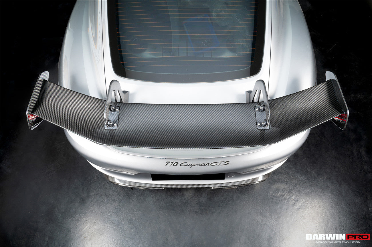 2012-2025 Porsche 718 981 Cayman Boxster GT4RS Style Autoclave Carbon Fiber Spoiler Wing