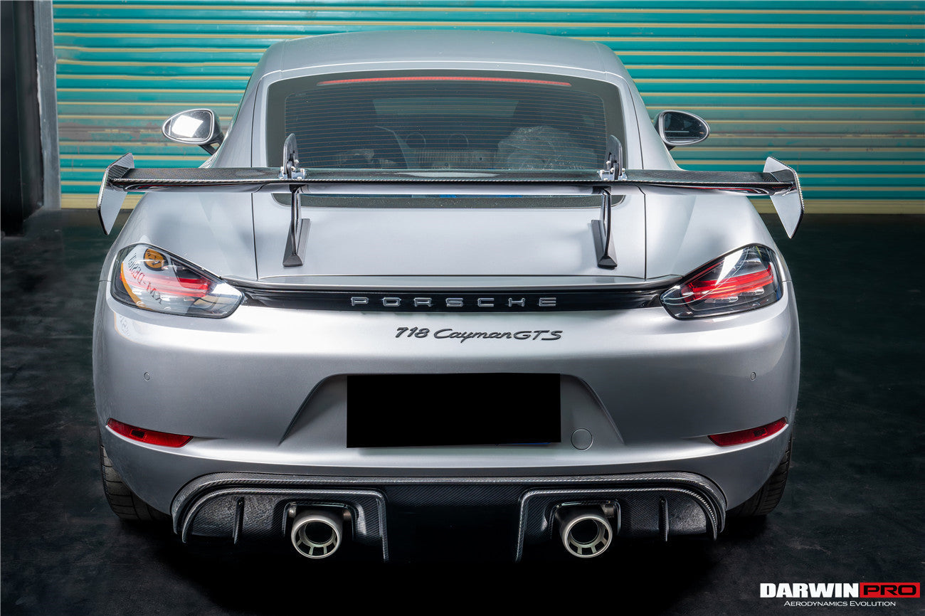 2012-2025 Porsche 718 981 Cayman Boxster GT4RS Style Autoclave Carbon Fiber Spoiler Wing