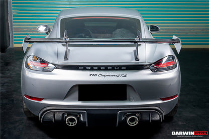 2012-2025 Porsche 718 981 Cayman Boxster GT4RS Style Autoclave Carbon Fiber Spoiler Wing