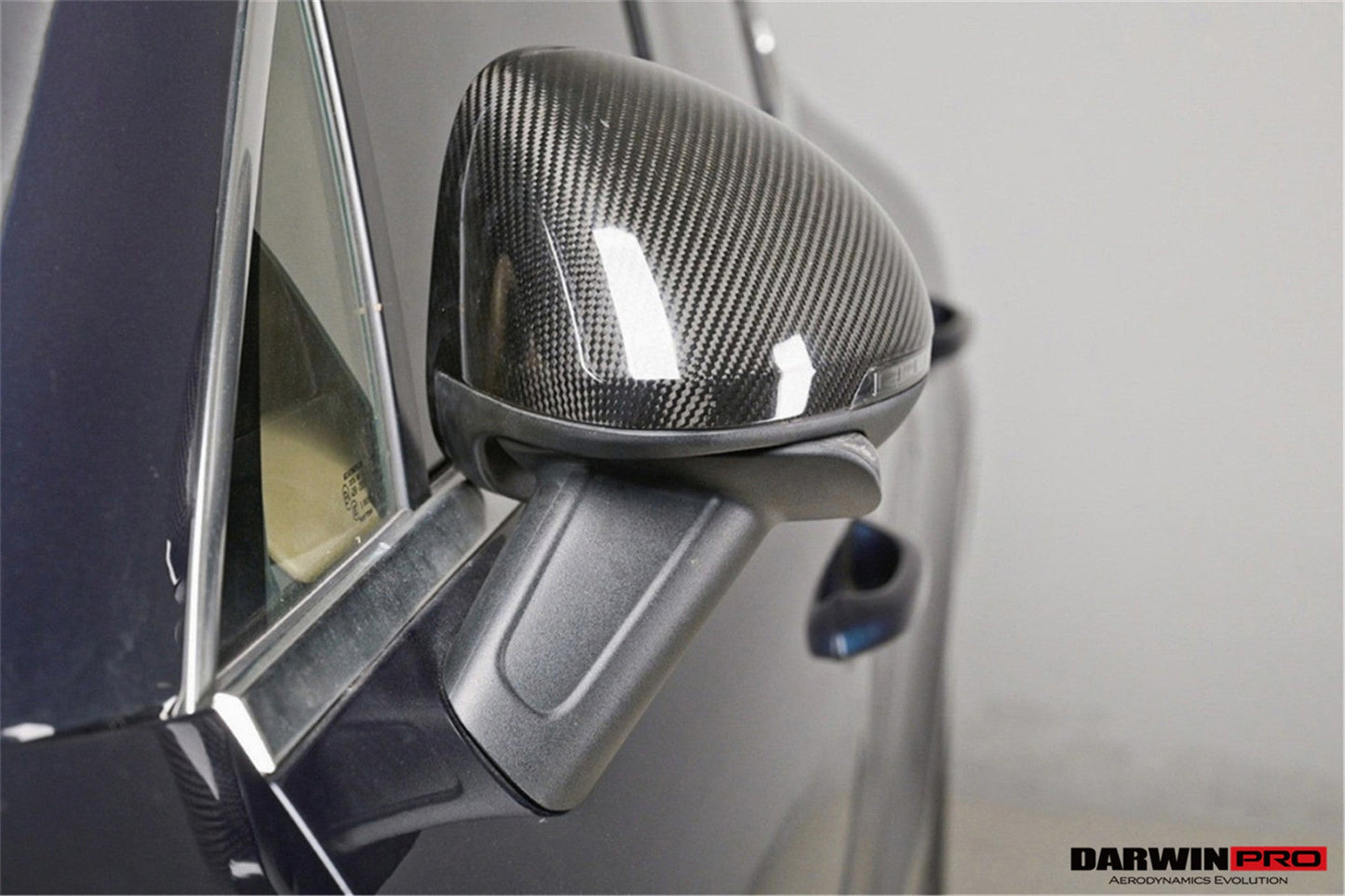 2014-2024 Porsche Macan 95B Dry Carbon Fiber Mirror Housing Replacement | Fits T, S, GTS, Turbo, Turbo S, 4 Electric, Turbo (NO BSA Holes)