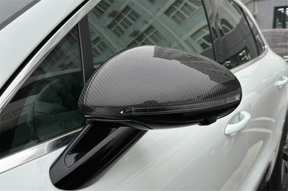 2014-2024 Porsche Macan 95B Autoclave Carbon Fiber Mirror Housing Replacement | Fits T, S, GTS, Turbo, Turbo S, Turbo LHD (With BSA Holes)