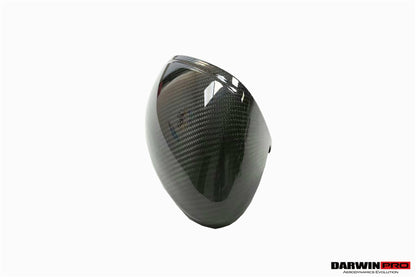 2014-2024 Porsche Macan 95B Dry Carbon Fiber Mirror Housing Replacement | Fits T, S, GTS, Turbo, Turbo S, 4 Electric, Turbo (NO BSA Holes)